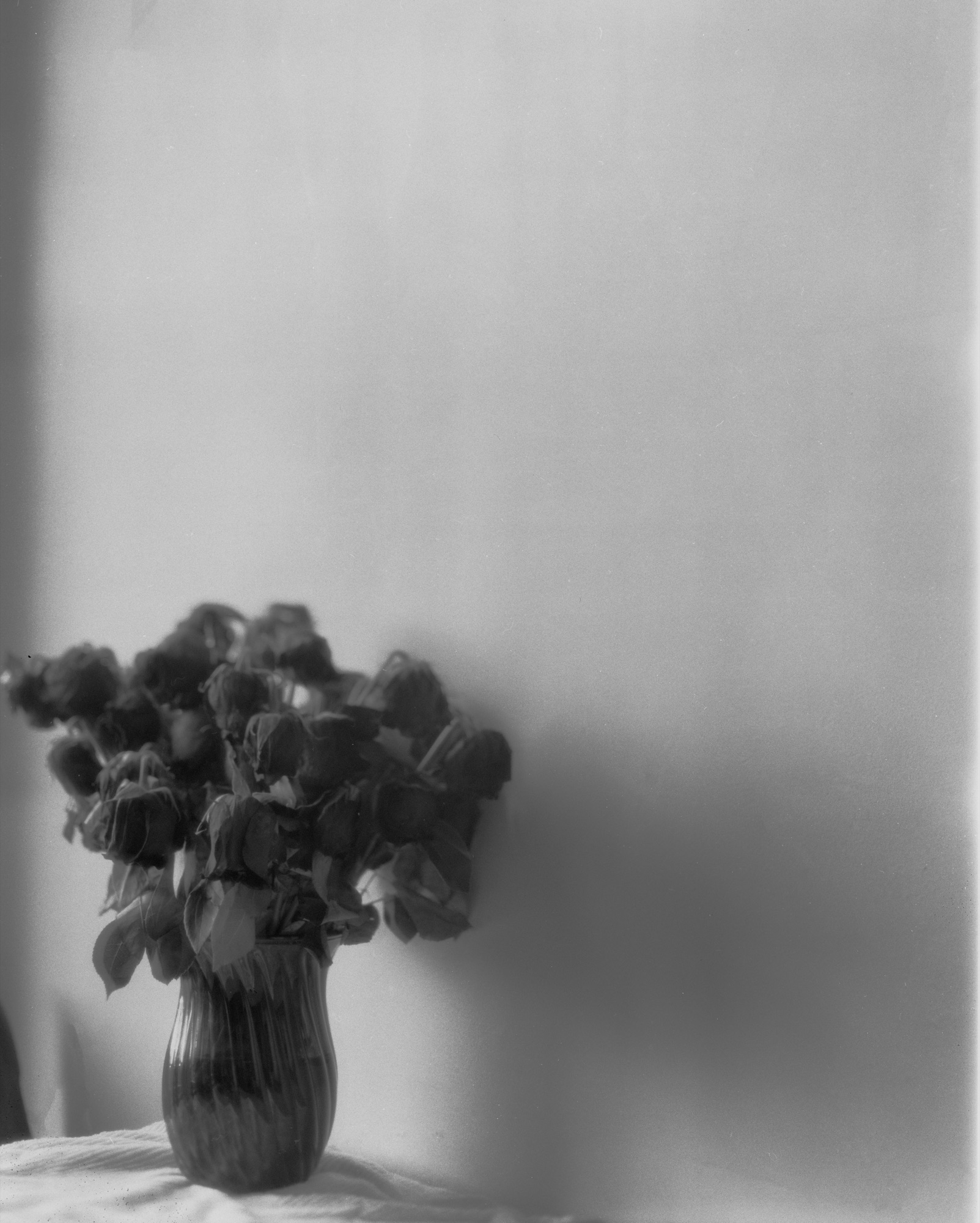 Flowers in a vessel